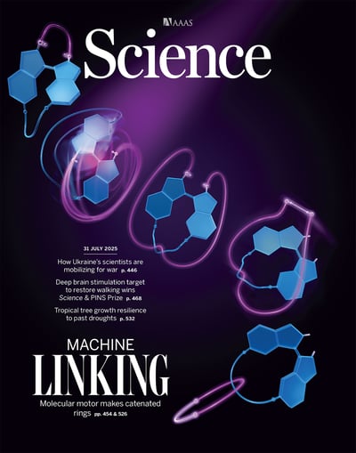 A molecular machine directs the synthesis of a catenane